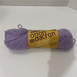 Vintage Caron Orlon + Dacron Yarn 4 ply 1 Skeins 0047 lilac purple H6300
